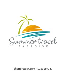 travel design logo template