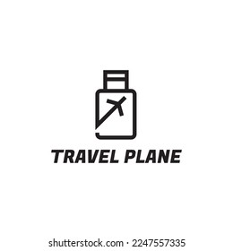 Travel design logo template illustration 
