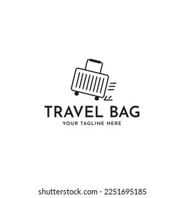 Travel design logo template illustration 