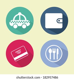 travel design over beige background vector illustration