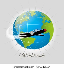 travel design over gray background vector illustration