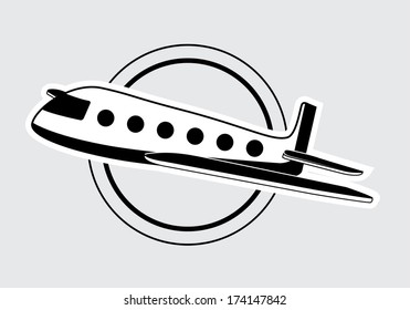 travel design over gray background vector illustration