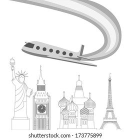 travel design over white background vector illustration