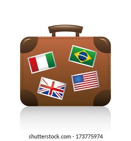 travel design over white background vector illustration