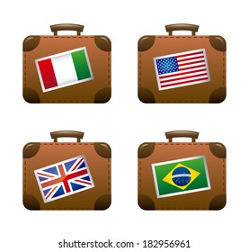 travel design over  white background vector illustration