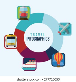Travel design over white background, vector illustration.