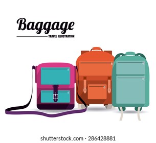 Travel design over white background, vector illustration