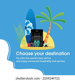 Travel design template, Travel design vector inspiration