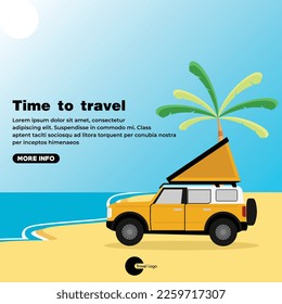 Travel design template, Travel design vector inspiration