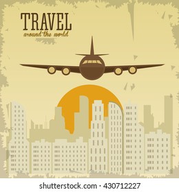 Travel design.  Tourism icon. vintage illustration. 