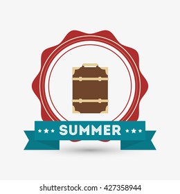Travel design. trip icon. Isolated illustration, editable vector