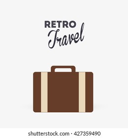 Travel design. trip icon. Isolated illustration, editable vector