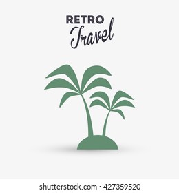 Travel design. trip icon. Isolated illustration, editable vector