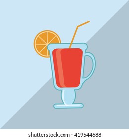 Travel design. Vacation concept. Colorful illustration