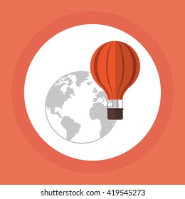 Travel design. Vacation concept. Colorful illustration