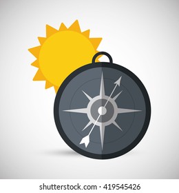Travel design. Vacation concept. Colorful illustration