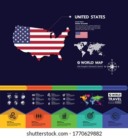 travel destination grand vector illustration. 