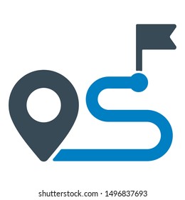 Travel destination icon. vector graphics.