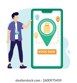 Travel Destination Vector illustration which can easily modify or edit

