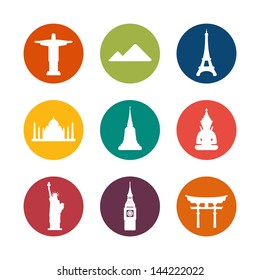 Travel Destinations Icons