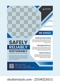 Travel Different Layout Flyer Design Modern Template editable Vector Color is changeable Image is replaceable use for multipurpose.