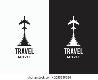 travel documentary logo design concept