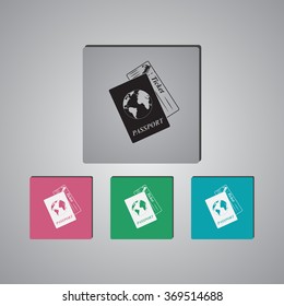 Travel documents icon
