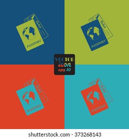 Travel documents icon