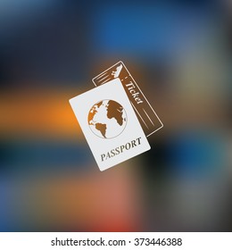 Travel documents icon