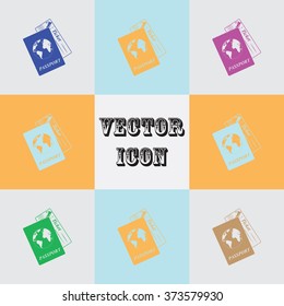 Travel documents icon