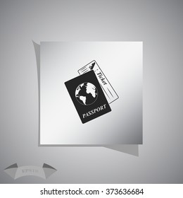 Travel documents icon