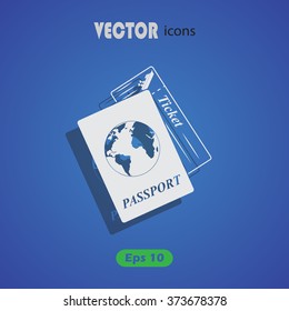 Travel documents icon