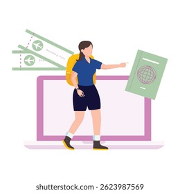 Travel documents :Vector Icon which can easily modify or edit

