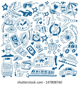 travel doodles