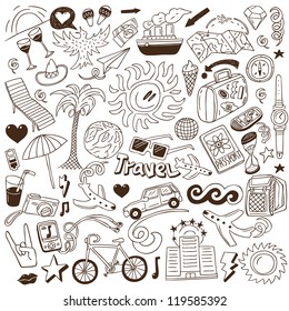 travel - doodles collection