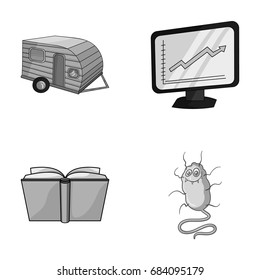 travel, education and other monochrome icon in cartoon style.finance, medicine icons in set collection.