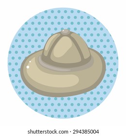 Travel equipment hat theme elements