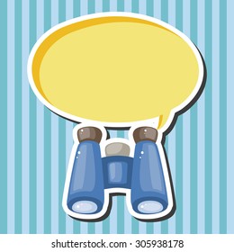 Travel equipment telescope theme elements