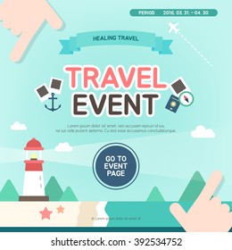 travel event template