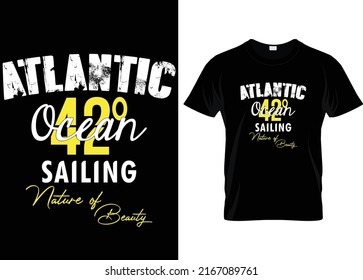 To travel to experience and learn that is to live T Shirt Design, Nature of beauty, sea world t shirt design...