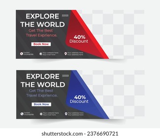Travel Facebook Cover Design Template