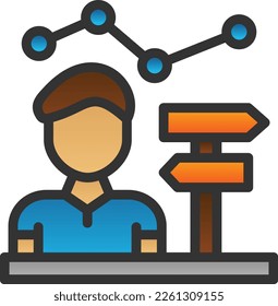 Travel Filled Gradient Vector Icon Design