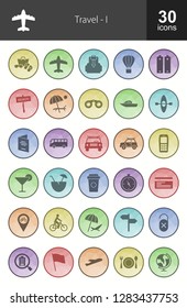 Travel Filled Icons