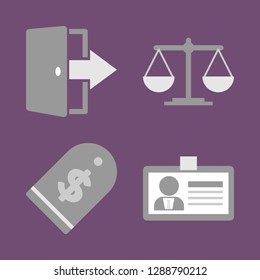 Travel and finance icon set.