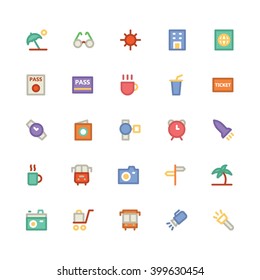 Travel flat bold Vector Icon 5