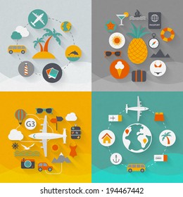 Travel flat design illustration
