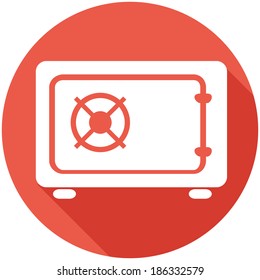 Travel Flat Icon with Shadow. Vector Pictogram. EPS 10.