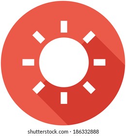 Travel Flat Icon with Shadow. Vector Pictogram. EPS 10.