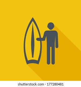 Travel Flat Icon. Vector Pictogram. EPS 10.