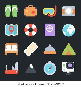 Travel Flat Icons